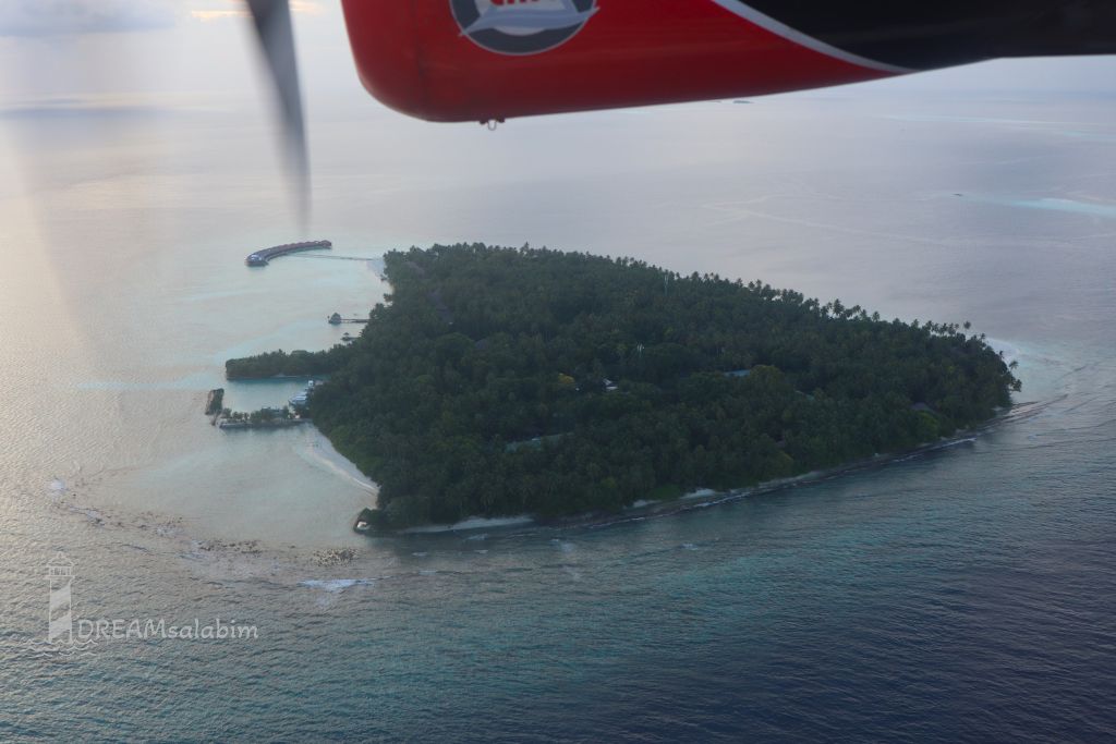 Malediven Filitheyo Island Wasserflugzeug